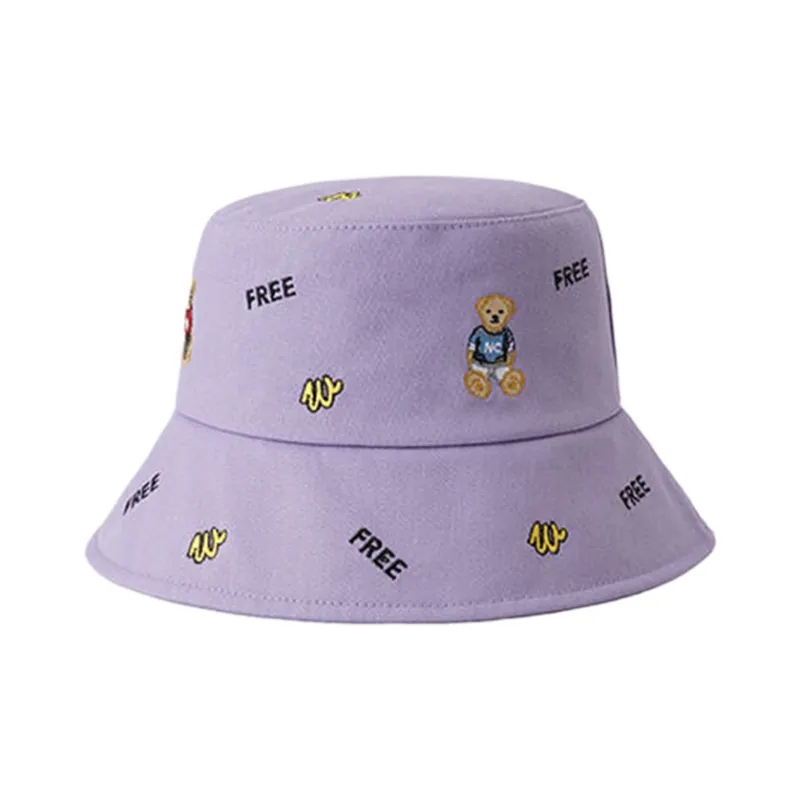 Lanza Polyester Bucket Hats Unisex-11