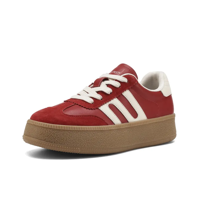 FIVE PLUS Anti Slip Wear Resistant Low Top Skateboard Shoes Women's-1