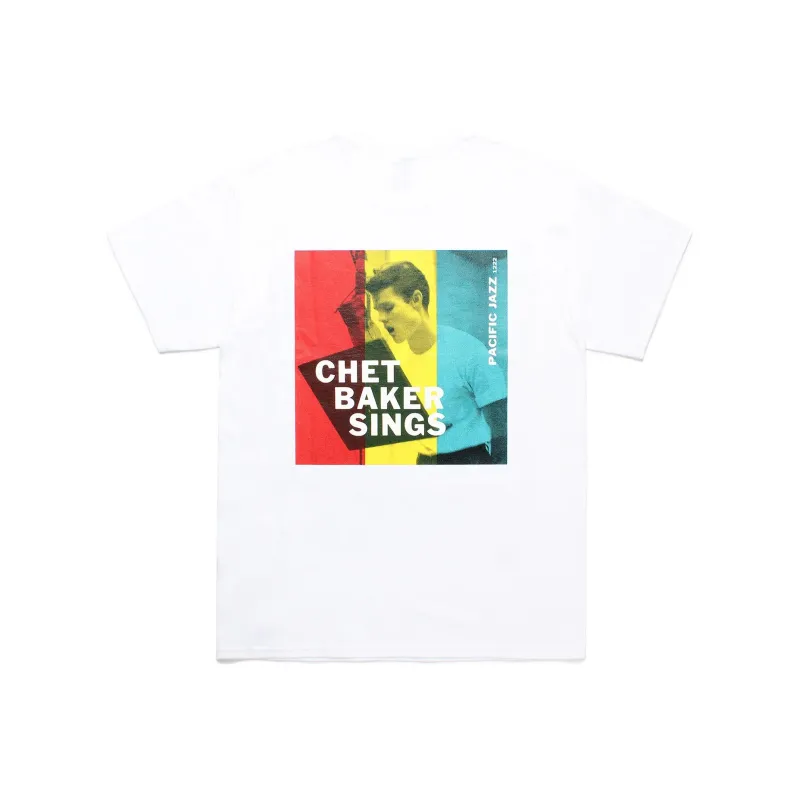 WACKO MARIA x CHET BAKER CHET BAKER Collaboration FW24 T-Shirt Unisex White-0