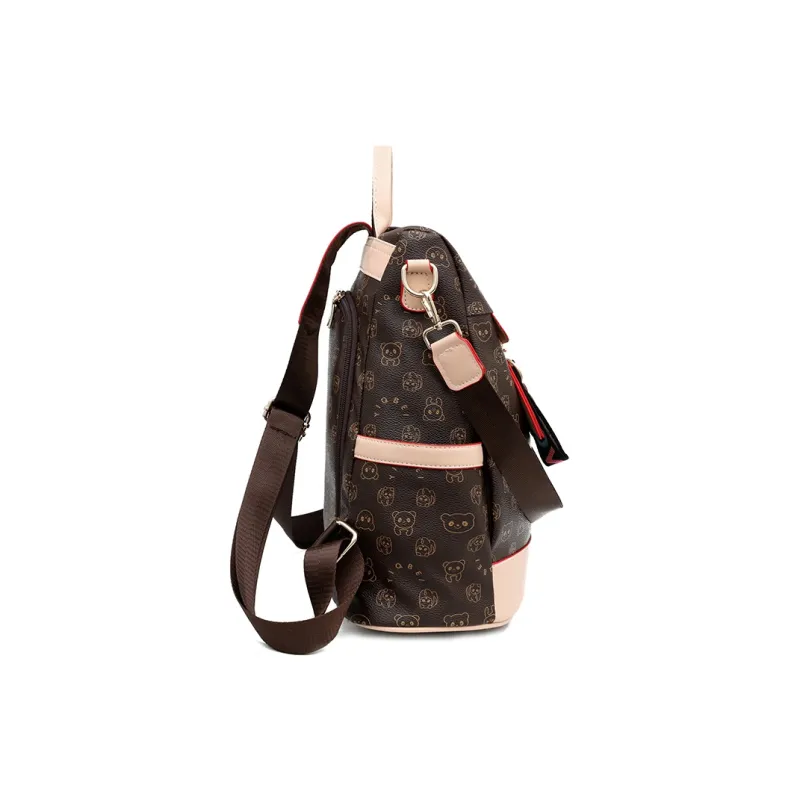 Weymond PU Backpack Regular Women's Multicolor-7