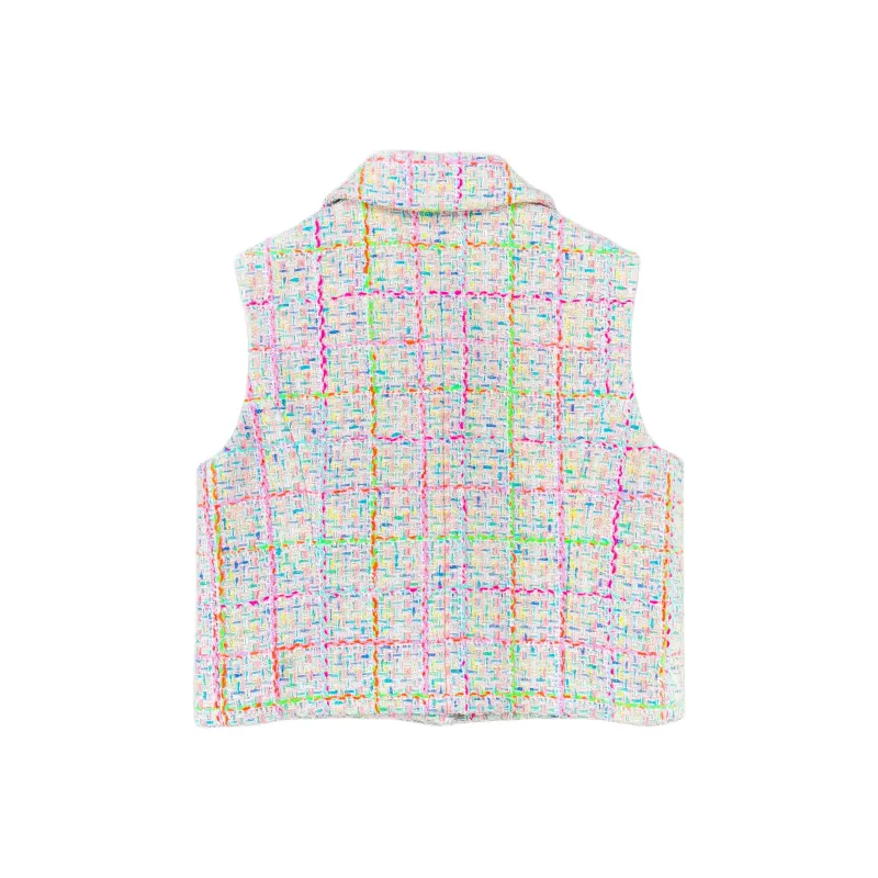 CHANEL 24C Early Spring Vacation Collection Vest Women's White-1