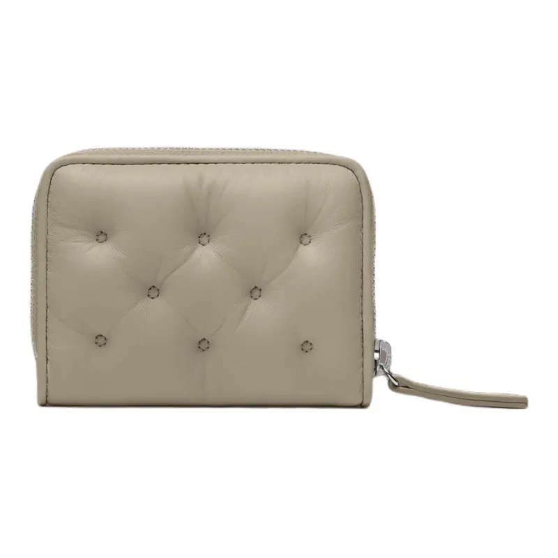 Maison Margiela Glam Slam Sheepskin Wallet Women's New York Plaid-1