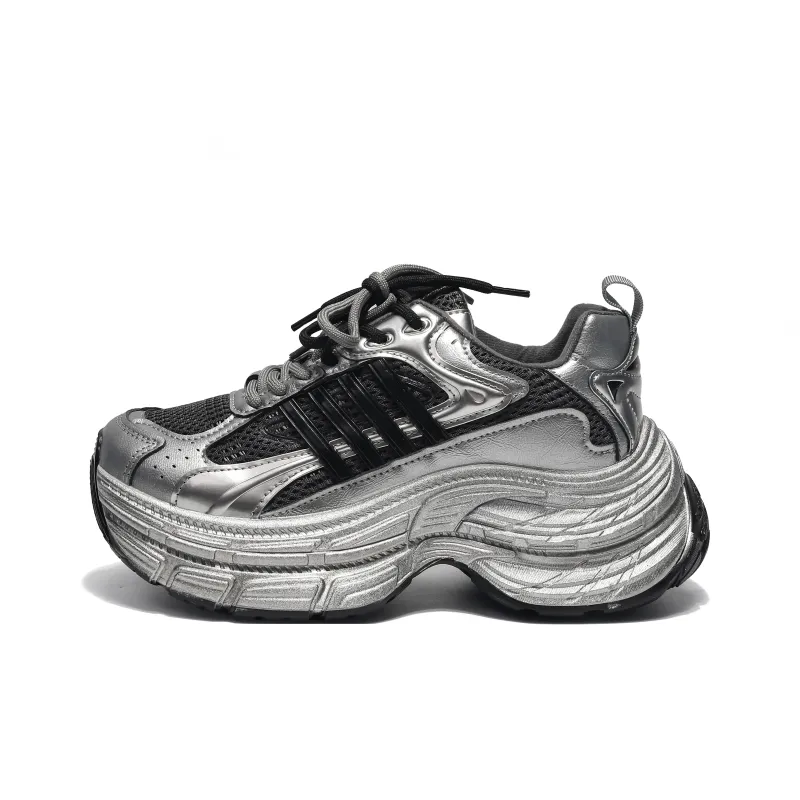 Yang Nianhua Cushioning, Slip Resistant, And Abrasion Resistant Low Top Chunky Sneakers Women's-0