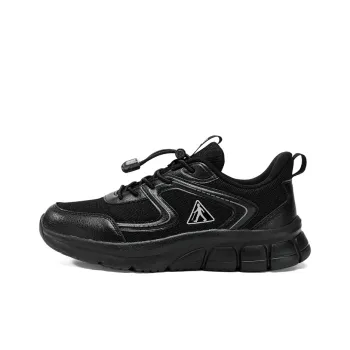ZULIZ Sports Elderly Shoes Casual Shoes Men Low Top Black/Black White/Dark Gray