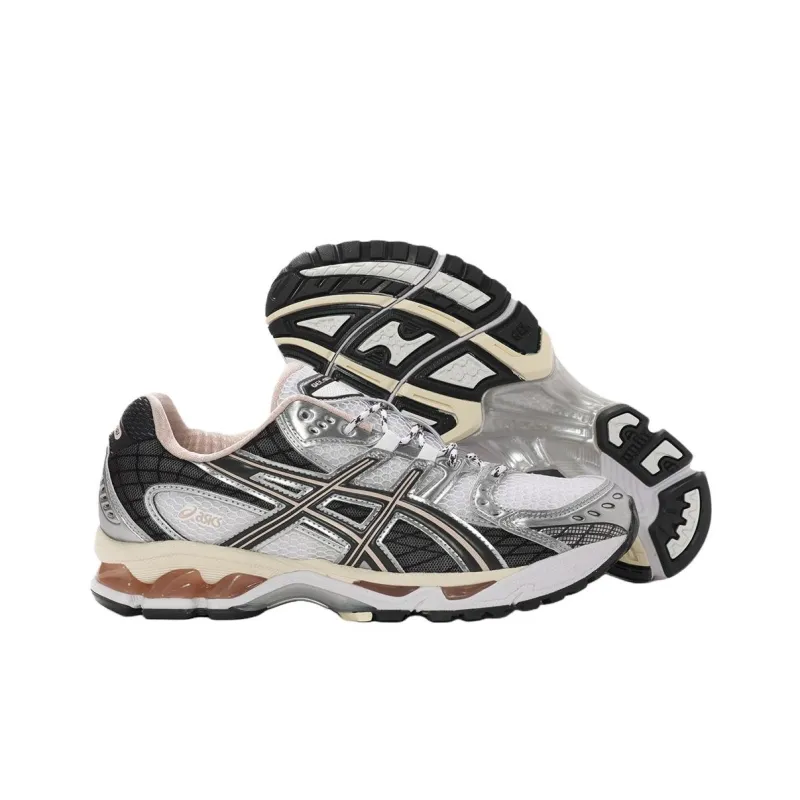 Asics GEL Nimbus 10.1 Anti Slip Wear Resistant Low Top Casual Training Running Shoes Unisex White Black Gray-7