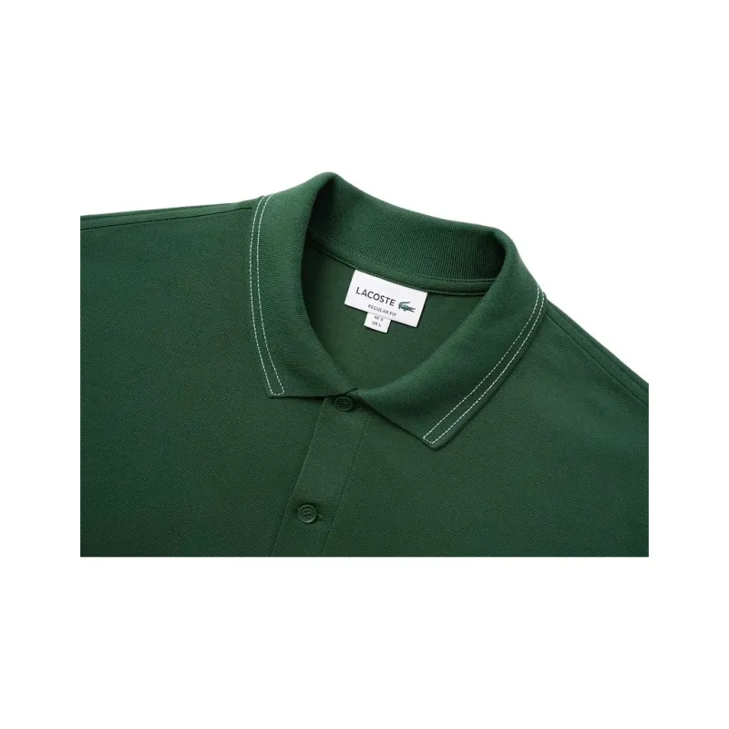 LACOSTE Polo Shirt Men's Crocodile Green-2