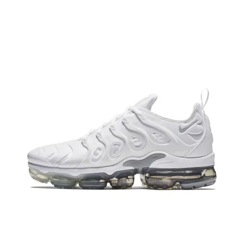Nike Air VaporMax Plus Anti Slip Wear Resistant Low Top Casual Running Shoes Men's White
