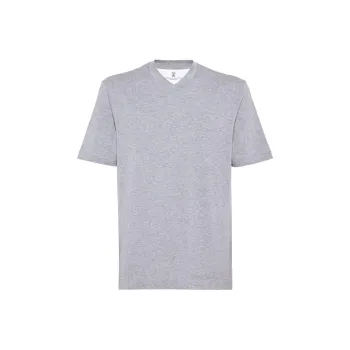 Brunello Cucinelli V neck Short sleeve T shirt