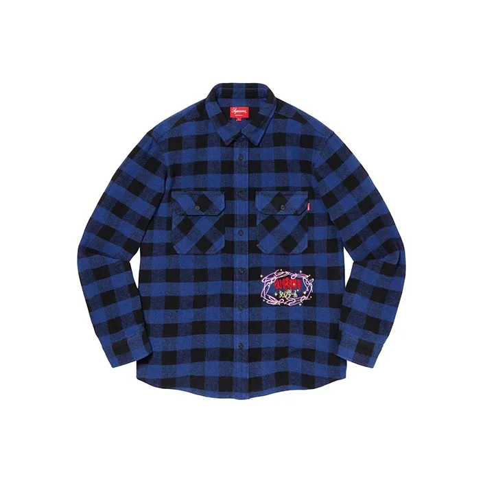 Supreme 1 800 Buffalo Plaid Shirt-0