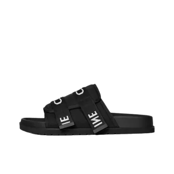 CELINE Rubber Sole Slide Slippers Men's Black