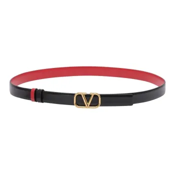 Valentino VLogo Signature Buckled Reversible Belt