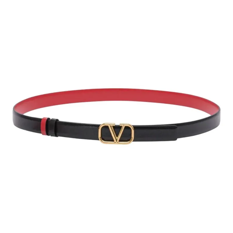 Valentino VLogo Signature Buckled Reversible Belt-0