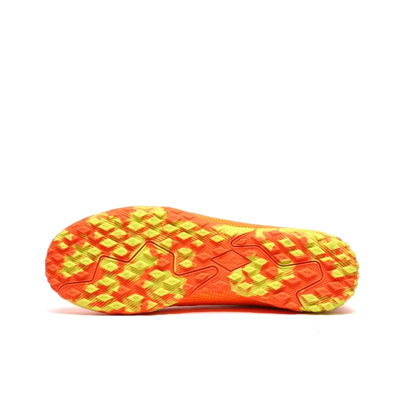 QIUTEXIONG FG Rubber Long Studs TF Rubber Broken Studs Soft Ground Firm Ground Slip Resistant Soccer Shoes Unisex-27