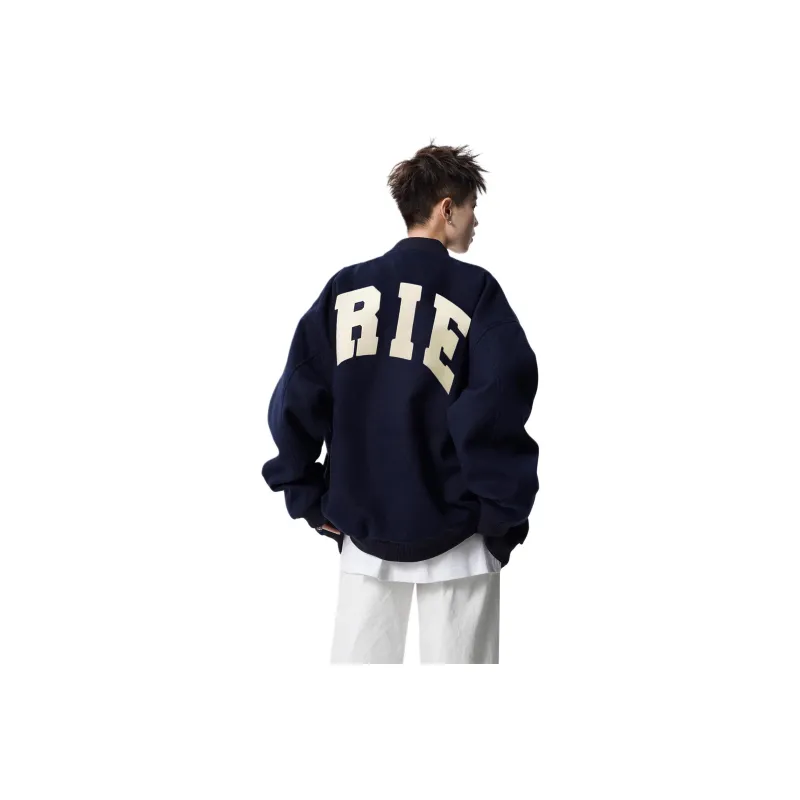 M MAICCO Design Letter Embroidery American Trendy Brand Windbreaker Jackets & Coats Unisex-0