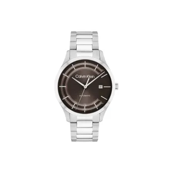 CALVIN KLEIN Knight Wrist Watch Automatic Mechanical Movement Steel Strap 40mm Tan Watch Dial Unisex