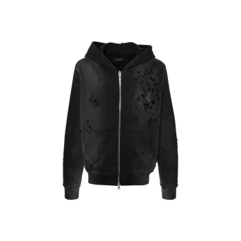 AMIRI Ma Logo Shotgun Zip Hoodie