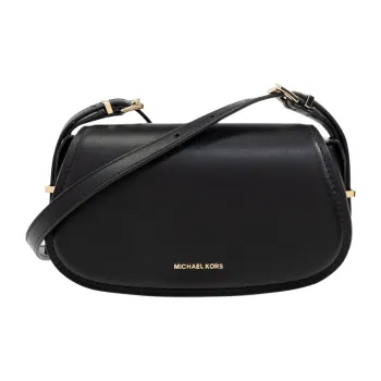 MICHAEL KORS Calfskin Shoulder Bag Small Size Women's Black