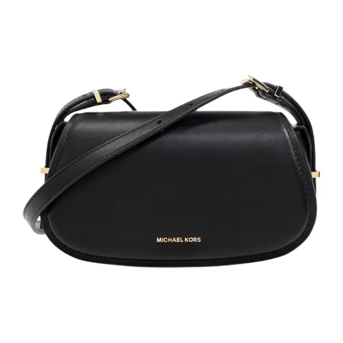 MICHAEL KORS Calfskin Shoulder Bag Small Size Women's Black