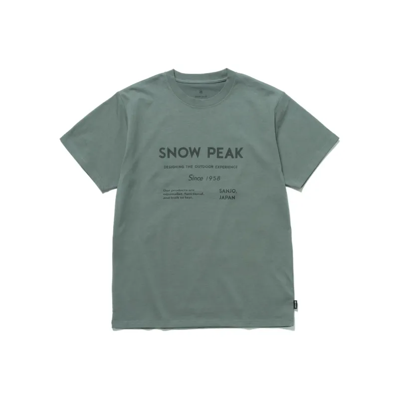 Snow Peak T Shirts Unisex-1