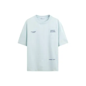 ZARA T Shirts Men Sky Blue