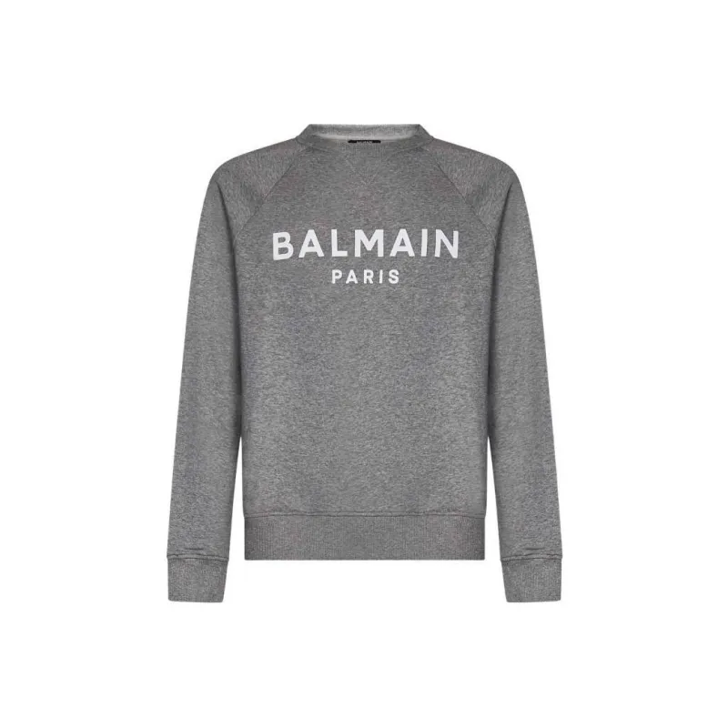 BALMAIN Sweatshirts Men Gray-0