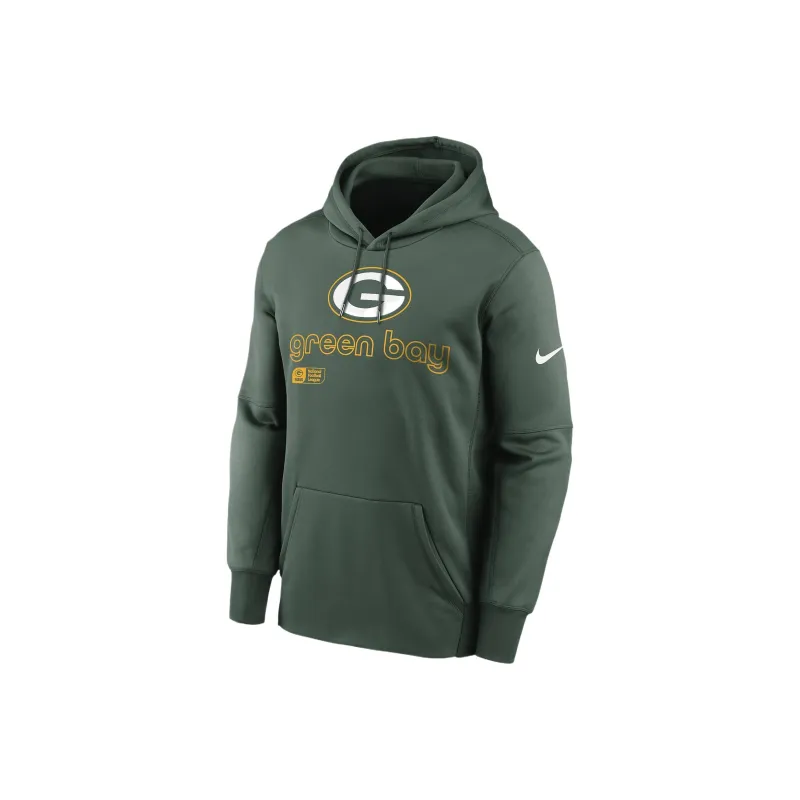 Nike Bay Packers Men's Nike Therma Nfl Pullover Hoodie-0