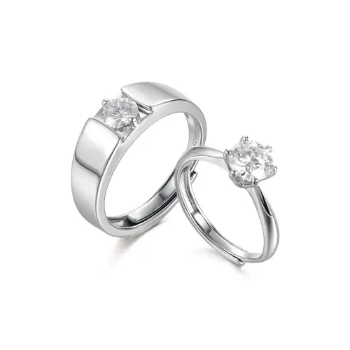 Ji Zhi S925 Silver Rings Unisex