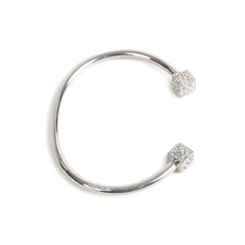 OFF WHITE Cubic detail Open cuff Bracelet-2