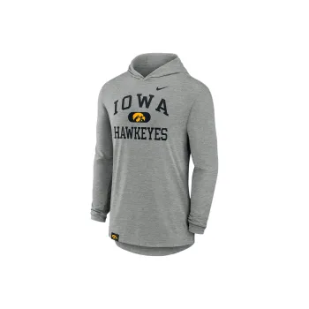 Nike Iowa Hawkeyes Blitz Men's Nike Dri FIT College Long Sleeve Hooded T Shirt