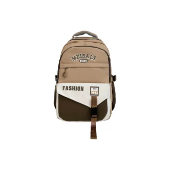 Tong Tong Rabbit Nylon Backpack Unisex Khaki \ Blue & Red \ Yellow Brown \ White & Green \ Black