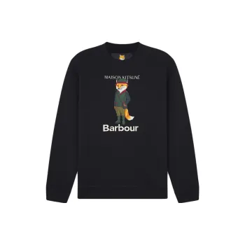 Maison Kitsune X Maison Kitsuné Fox Beaufort Crewneck Sweatshirt