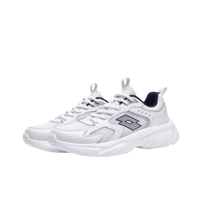 LOTTO Sportlife Breathable And Resilient Low Top Casual Shoes Unisex White-1