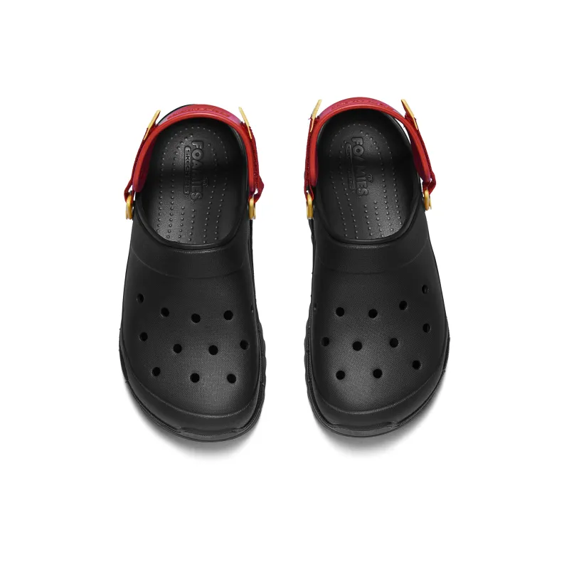 Skechers Foamies Clogs Men's Black Red-2