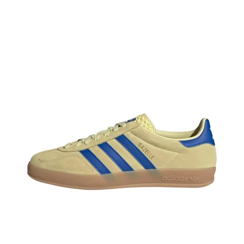 Adidas Originals Gazelle Indoor Powder Yellow Royal Blue