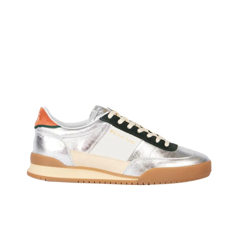 Paul Smith Dover Low Top Skateboard Shoes Women's Silver-1