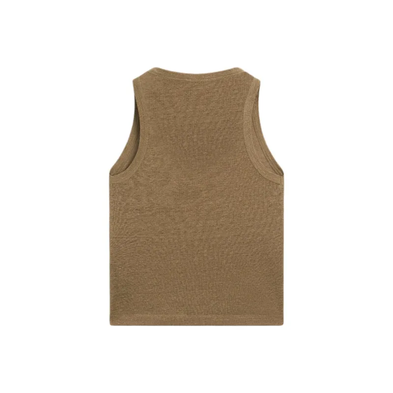 Massimo Dutti Tank Tops Women's Olive Green-1