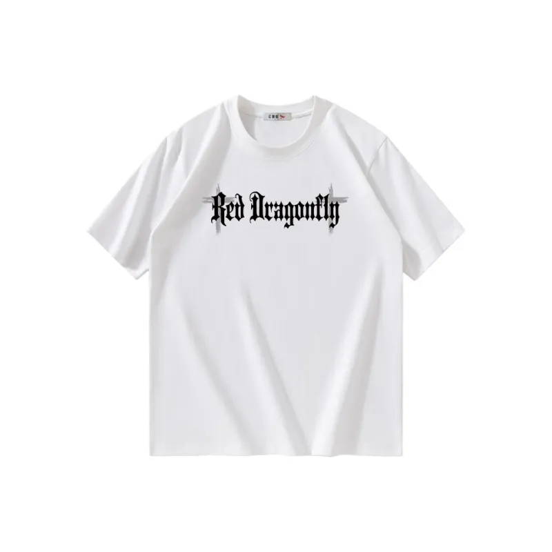 RED DRAGONFLY T Shirt Unisex Black-3