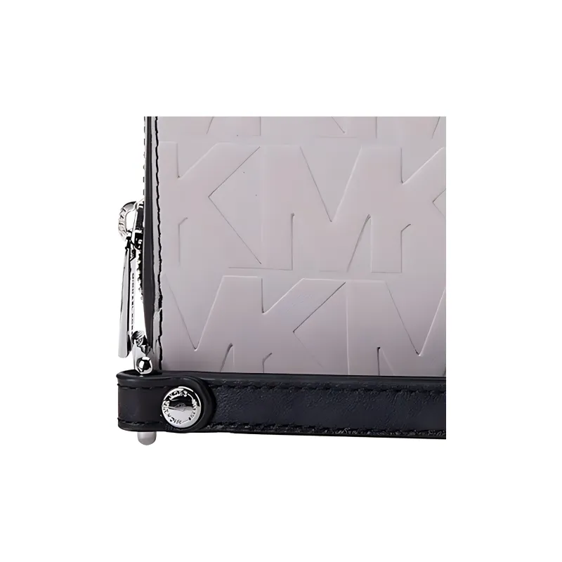 MICHAEL KORS Cow Leather Commute Practical Multiple Card Slots Card Holder Coin Purse, Clutch Men's Gray-3