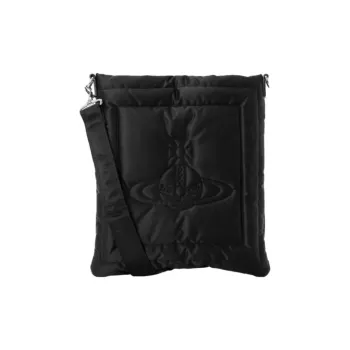 Vivienne Westwood Nylon Shoulder Bag Unisex Black
