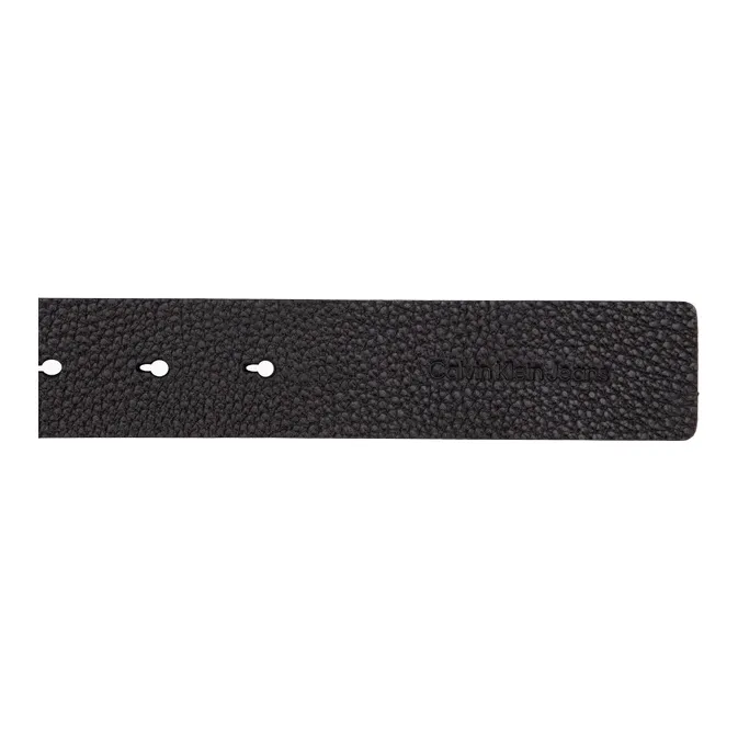 CALVIN KLEIN Cow Leather Belts Men's Space Black 3.4cm-3