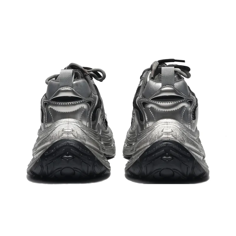 Yang Nianhua Cushioning, Slip Resistant, And Abrasion Resistant Low Top Chunky Sneakers Women's-3