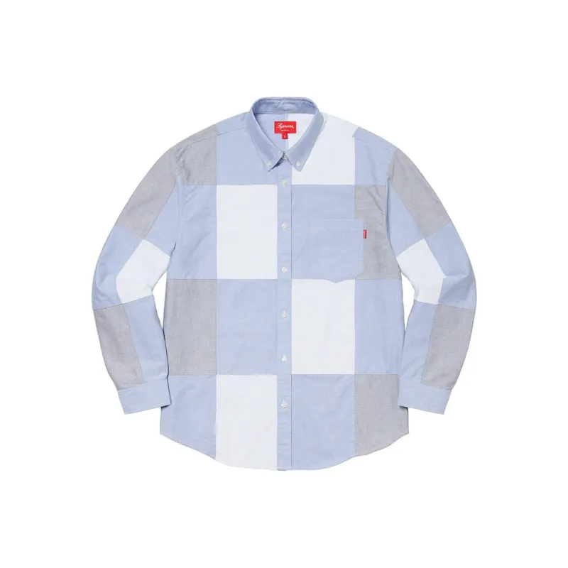 Supreme Patchwork Oxford Shirt-3