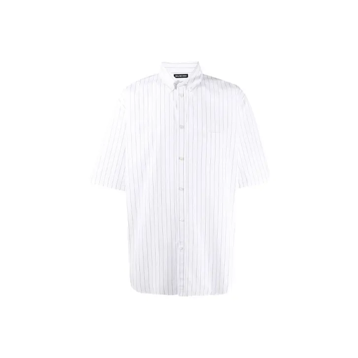 Balenciaga Shirts Men White-0