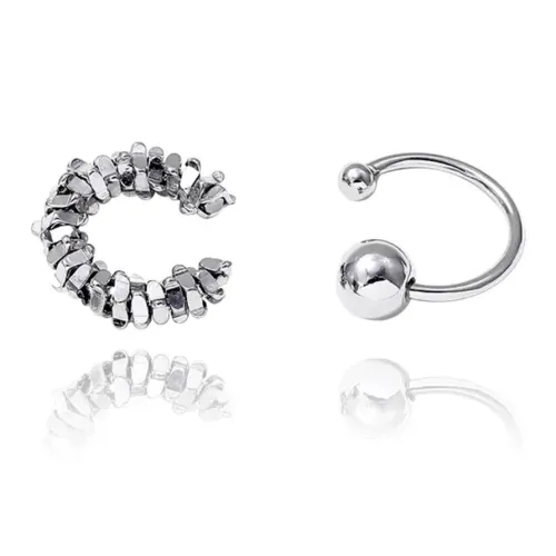 QIANFANGDAHUANGYE Titanium Steel Clip On Earrings Women's