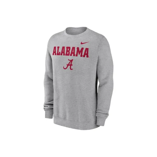 Nike Alabama Crimson Tide Primetime Primary Stack Men's Nike College Pullover Crew