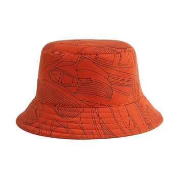 HERMES Polyamide, Elastane, Rubber Bucket Hats Women's Orange
