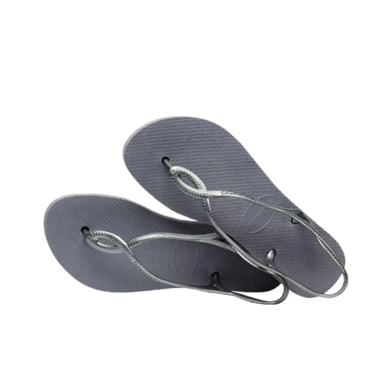 Havaianas LunaFlatform Beach Sandals Women's Steel Gray-2