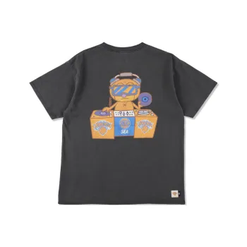 Nba X WIND AND SEA NBA X PARAPPA THE RAPPER Collaboration T-Shirts Unisex Black