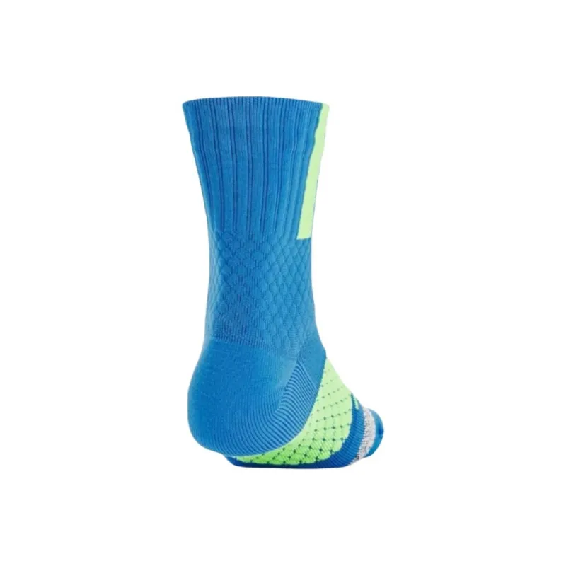 Under Armour Mid Calf Socks Unisex 1 Pack Electrical Blue-2