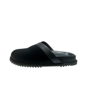 Liuciyuan Slip Resistant Wrap toe Slippers Unisex Black